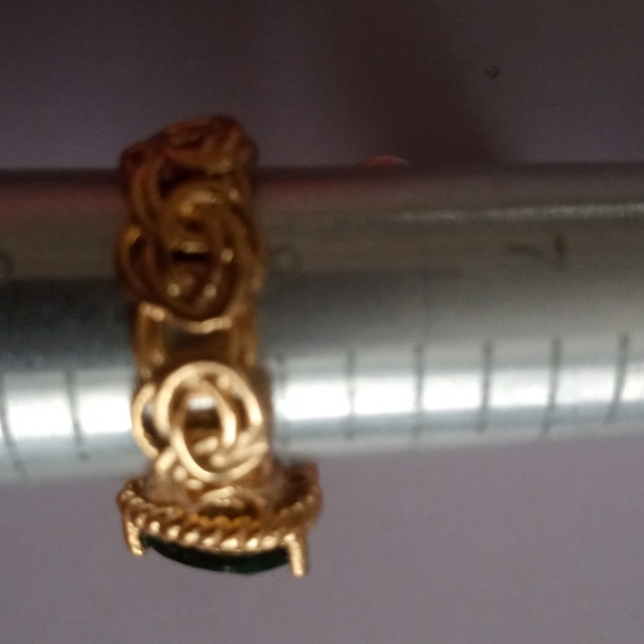 EMERALD GOLD RING NWT - Picture 3 of 4
